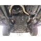 Защита картера, КПП и РК (композит 10 мм) для Toyota Land Cruiser 300 2021-н.в. (V - все), Lexus LX 500D 2021-н.в., Lexus LX 600 2021-н.в. (2 части)
