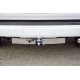 Фаркоп с нержавеющей накладкой для Toyota Land Cruiser 200 2007-2021, Lexus LX 2016-2022 съемное крепление шара под американский квадрат
