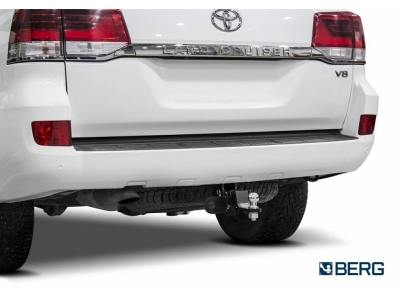 Фаркоп для Toyota Land Cruiser 200 (кроме Executive, TRD) 2007-2021, Lexus LX 2007-2022 съемное крепление шара под американский квадрат