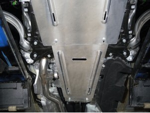 Защита КПП ТСС алюминий 4 мм для Volkswagen Touareg № ZKTCC00146