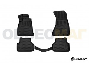 Коврики 3D в салон Element полиуретан 4 штуки на 4х4 на Audi A5 № ELEMENT3D0429210k